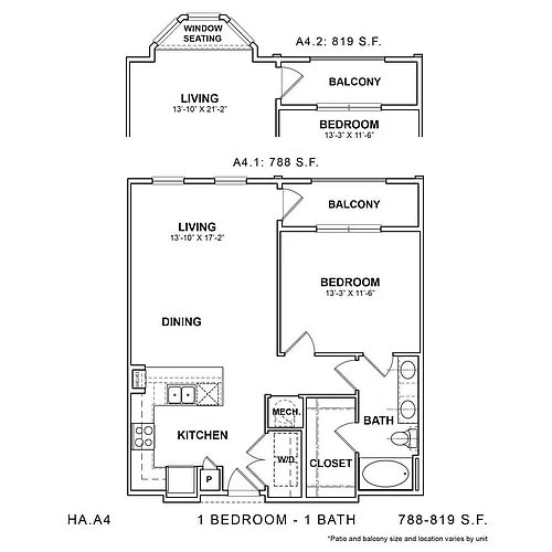 Floor plan HA.A4