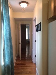 light-filled hallway