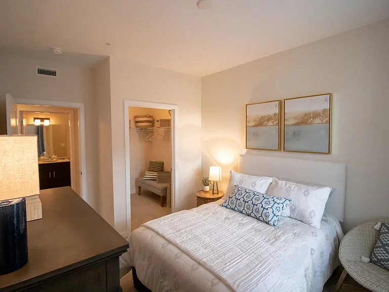 Many floorplans at Penstock Quarter feature walk in closets with ample storage.