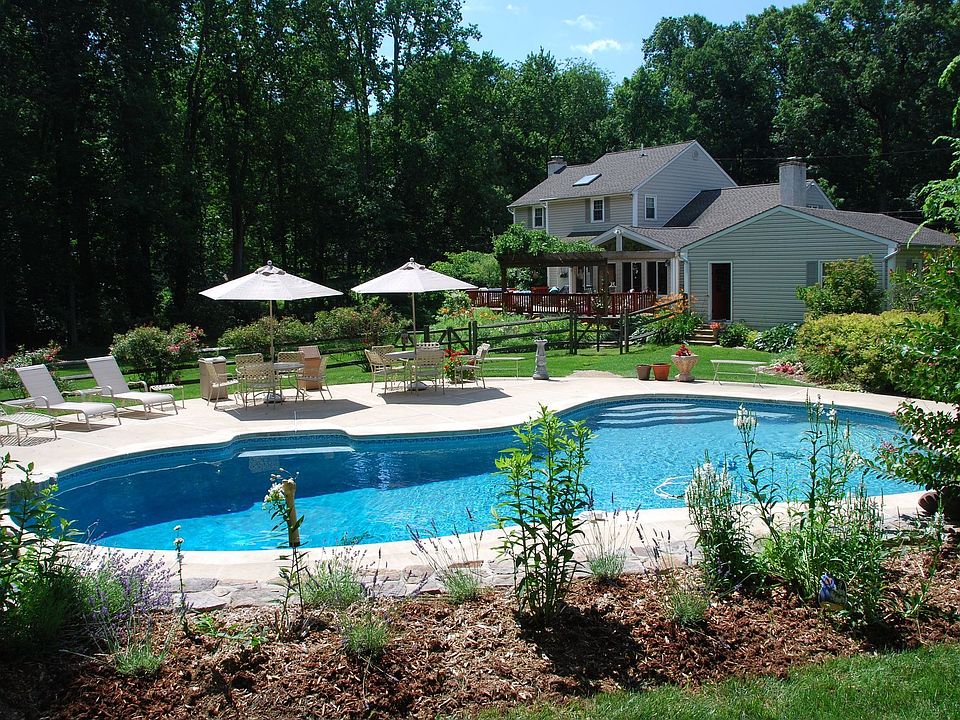 House from Pool