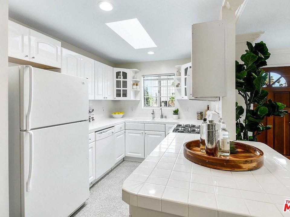 Kitchen with skylight
