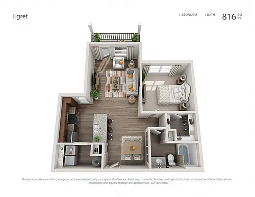 Floor plan Egret