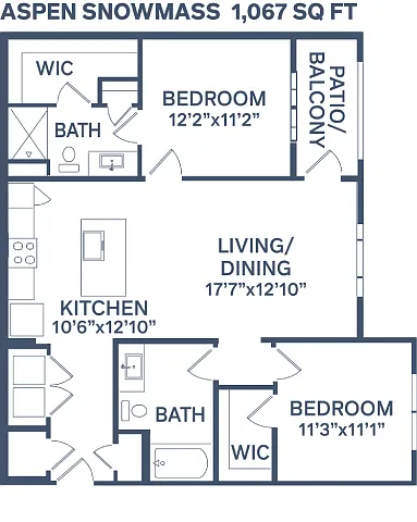 Floor plan Aspen Snowmass