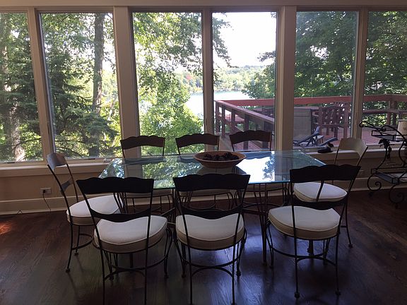 Imagine dinner parties over looking the lake