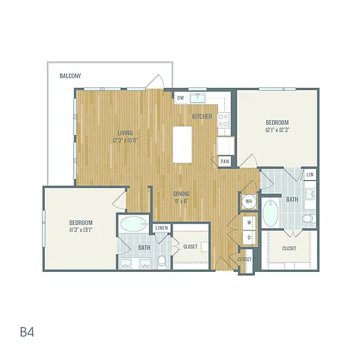 Floor plan B4