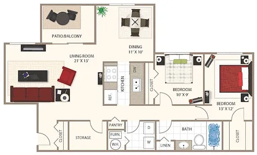 Floor plan Lake Ripley