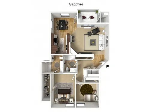 Floor plan Sapphire