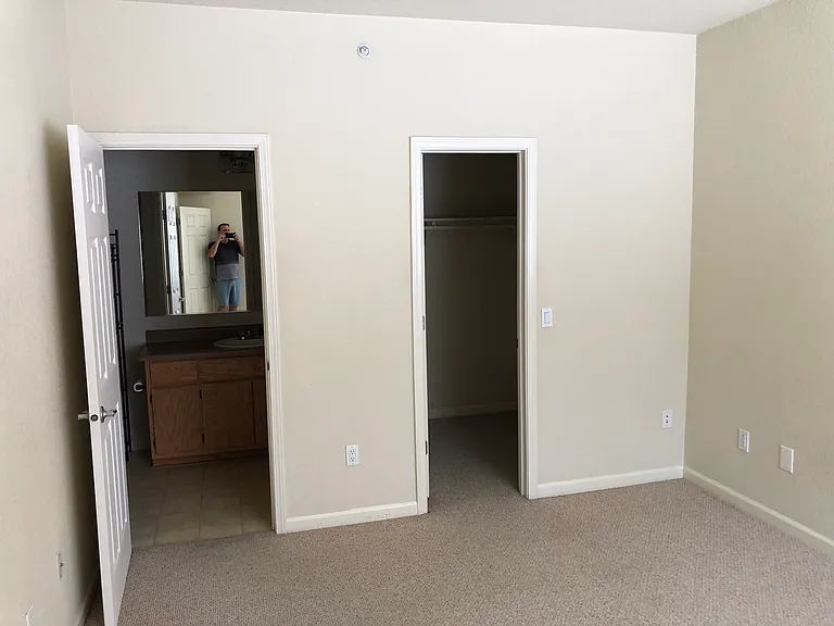 Master bedroom has Large walk-in closet and private full bathroom.