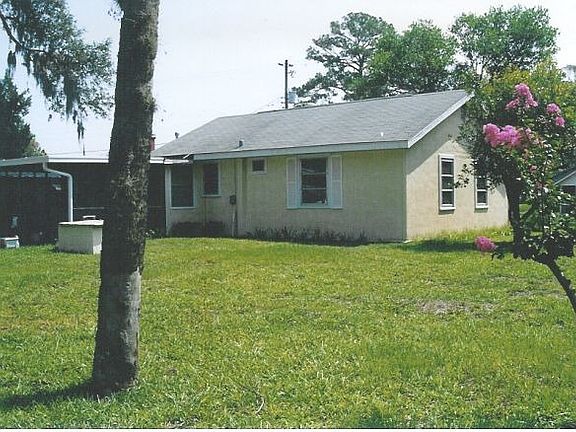 Back view (before fence installation)