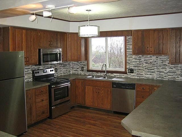 Remodeled open kitchen