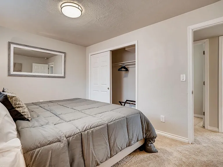 Another view of the spacious 4th bedroom with King bed