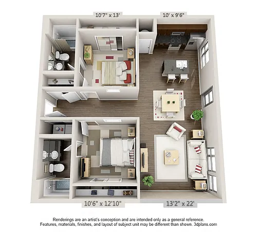 Floor plan Cadmium