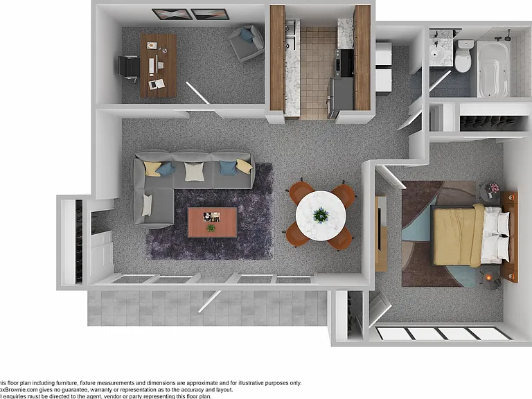 1 Bedroom with Den 1 Bedroom with Den