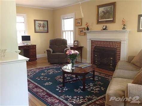 Large Living room with fireplace.