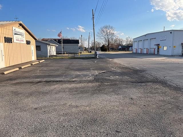 street view looking south (post office on the left)