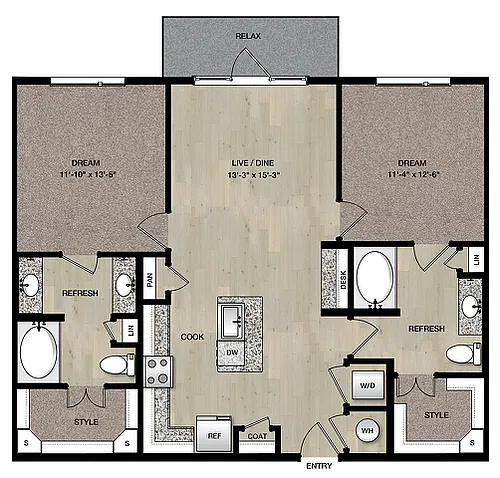 Floor plan B3