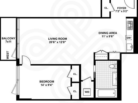 2nd image of 115 Norfolk St APT 602