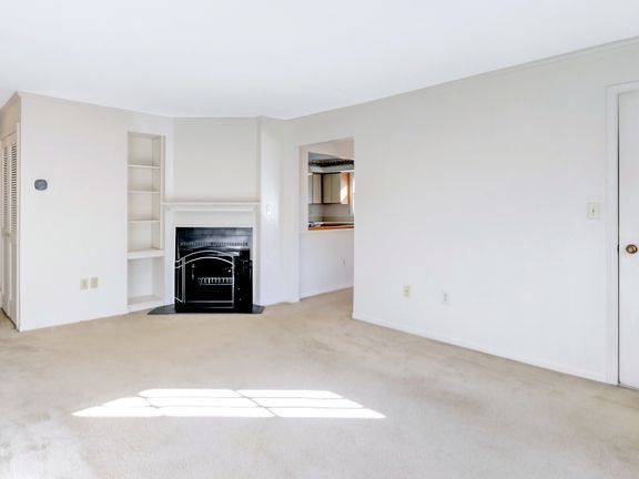 Livingroom has access to balcony, dining room and bedroom, bath , kitchen.