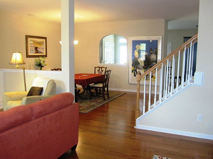 looking in from entryway