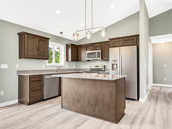 Upscale GE "Slate" Colored Kitchen Appliances.