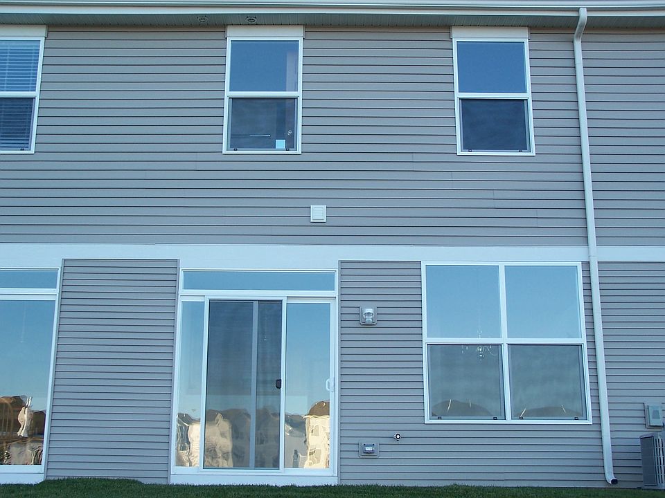 Back of townhouse