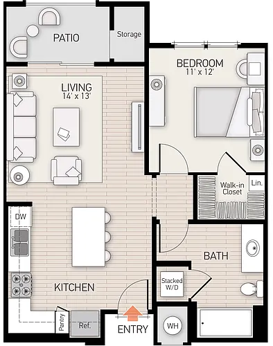 Floor plan Plan E
