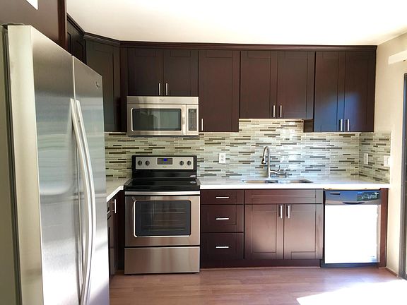 Fully remodeled kitchen with new stainless steel appliances