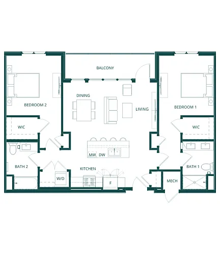 Floor plan B2