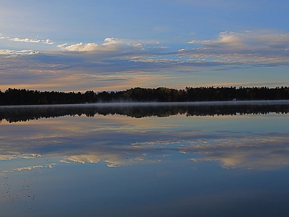 Early morning lake view