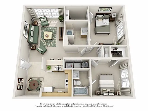 Floor plan 2B
