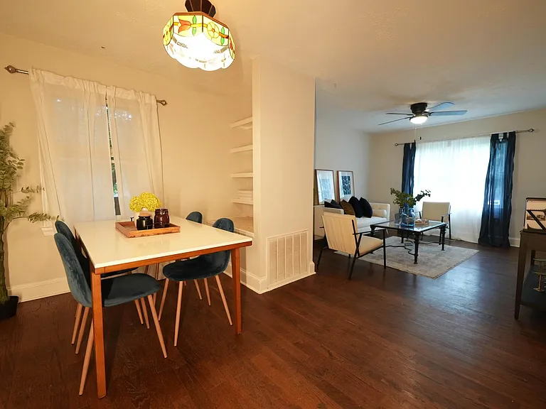 Living and dining area