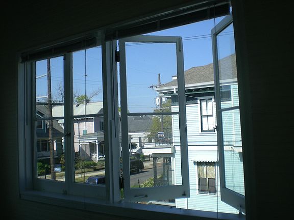 View fron the enclosed front porch
