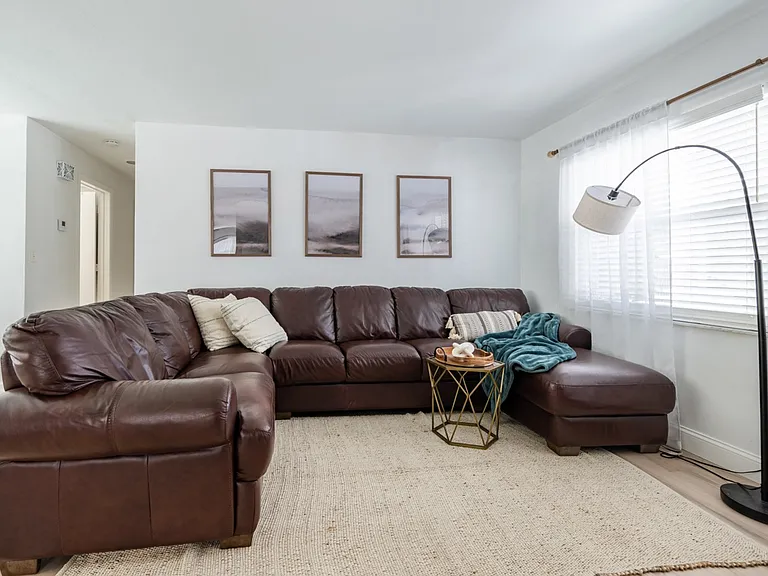 Large, comfy couch.
