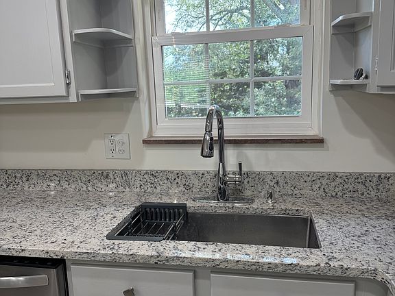 Brand new sink and faucet. Granite counters