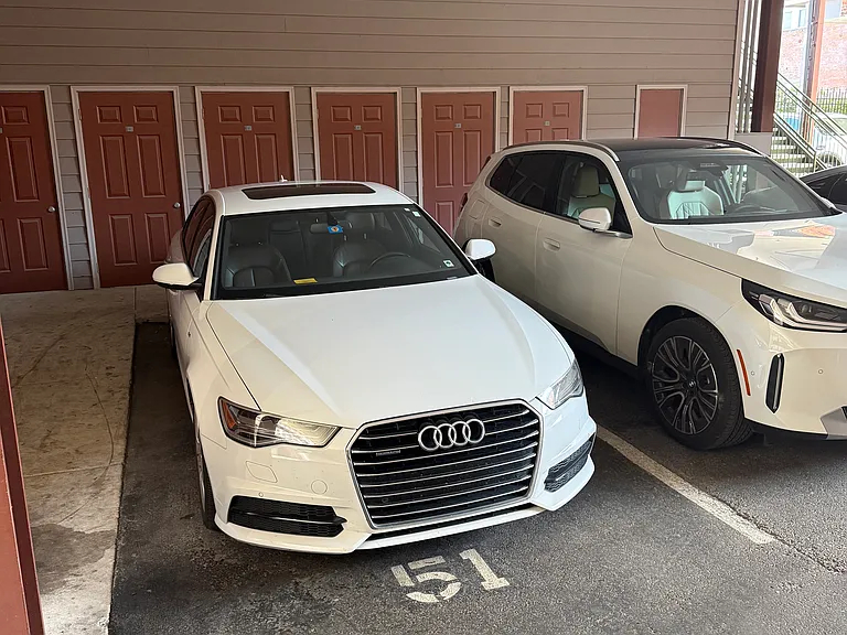 2 reserved parking spaces included