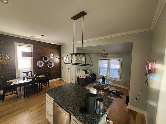 Angle from Kitchen into Living Room
