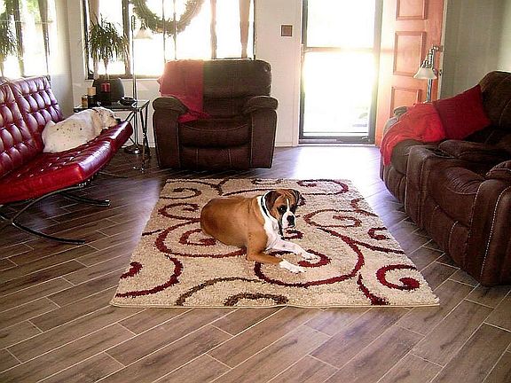 After new tile installed