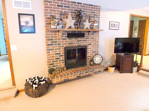 Living Room Fire Place