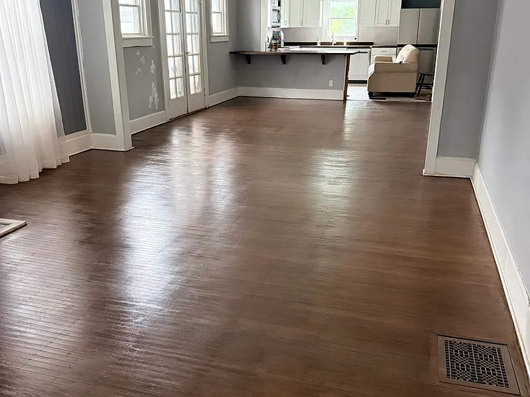 new floors drying out