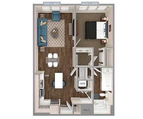 Floor plan A3-D1-747