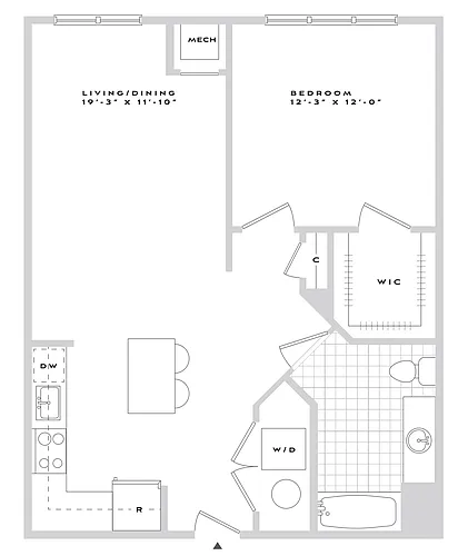 Floor plan B1-A06