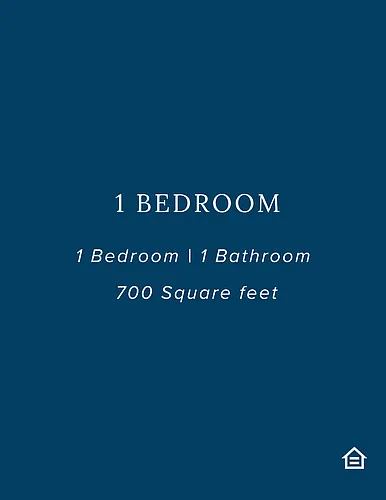 Floor plan 1 Bedroom 1 Bathroom