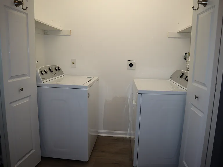 In Unit Laundry in Bathroom
