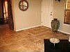 Entry Way with Travertine Tile Floors