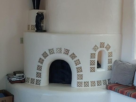 Kiva fireplace I living room