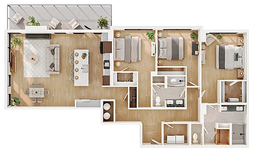 Floor plan C3 Premium