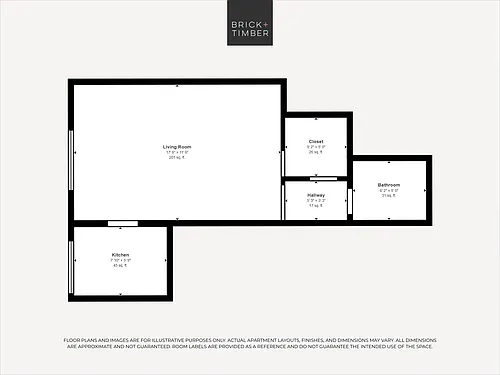 Floor plan Studio