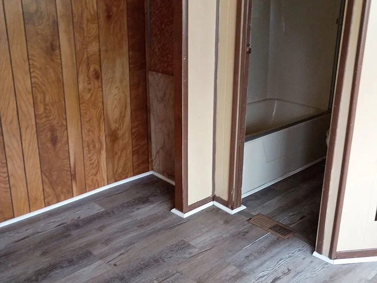 bedroom and closet
