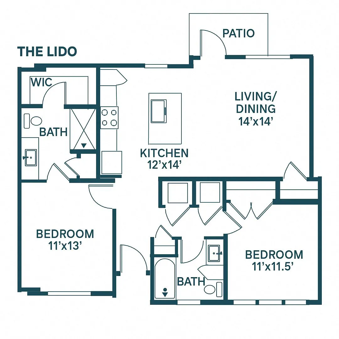 Floor plan The Lido