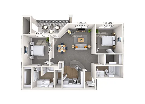 Floor plan Houston
